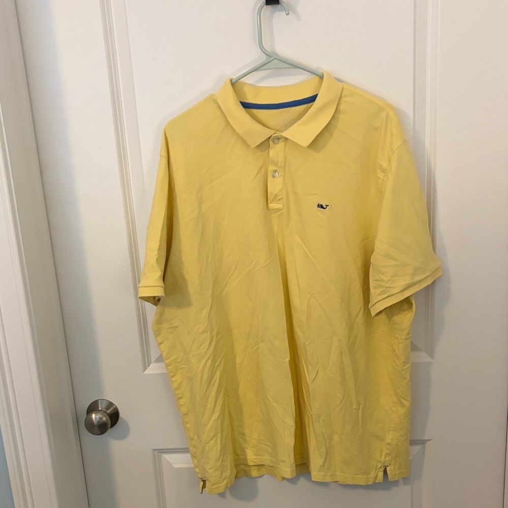 Yellow Vineyard Vines Polo Shirt